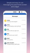 Messenger Home - SMS Widget and Home Screen screenshot 1