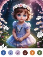 Fairytale Color by number game screenshot 3