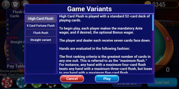 High Card Flush Poker screenshot 6