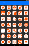 Inverted White and Orange Icon Pack Free screenshot 13