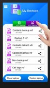 Easy Contacts Backup and share screenshot 3