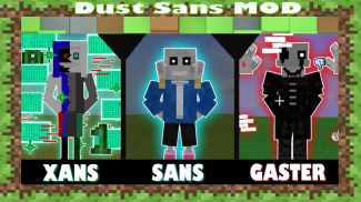 Dust Sans Undertale Mod for Minecraft screenshot 0