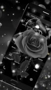 Black Rose APUS Launcher Theme screenshot 0