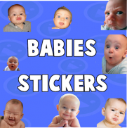 WAstickerApps Babys Lustige Gesichter mit Phrasen screenshot 3
