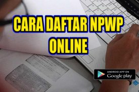 CARA DAFTAR NPWP ONLINE screenshot 1