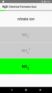 Chemical Formulas Quiz screenshot 2