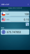 US Dollar to Chilean Peso screenshot 2