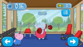 Trò chơi Thể dục: Hippo Trainer screenshot 4