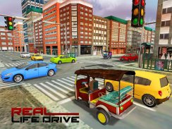 City Taxi Auto Rickshaw Game screenshot 4