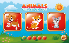 Puzzles for kids Farm Animals screenshot 0