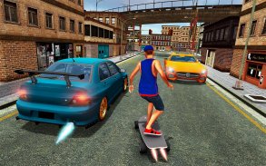 Street SkateBoard Game-Extreme 3D Flip Skater Game screenshot 2