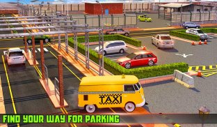 تاكسي مجنون تلة وقوف السيارات محاكي 3D screenshot 0