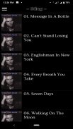 Sting discography 1985 - 2010 screenshot 2