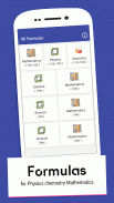 Physics, Chemistry and Maths Formulas screenshot 1