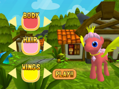 Correndo Pony 3D Pouco Corrida screenshot 5