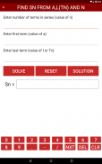 Arithmetic Progression Solver Learner & Calculator screenshot 9