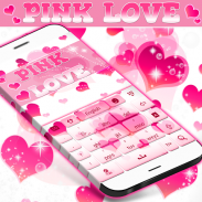 Розовая Любовь Клавиатура screenshot 2