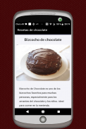 Recetas de Chocolate screenshot 2