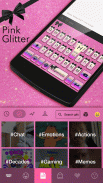 تم صفحه کليد Pinkglitter screenshot 4