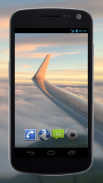 4K View from Airplane Video Live Wallpaper screenshot 1