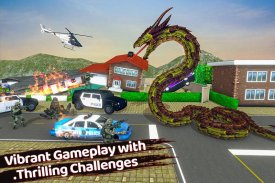 Angry Anaconda City Attack Simulator screenshot 1