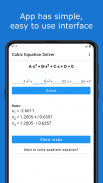 Cubic Equation Solver screenshot 1
