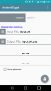 AESCrypt for Android (AndroidC screenshot 1