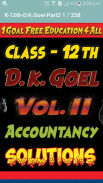 Account Class-12 Solutions (D K Goel) Vol-2 screenshot 1