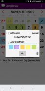 2020 US Calendar with Holidays and Observances screenshot 0