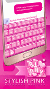 Stilvoll Rosa Tastaturen screenshot 7