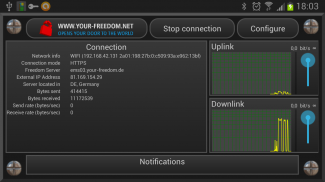 Your Freedom VPN-Client screenshot 1