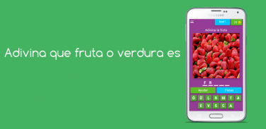 Adivina la fruta o verdura es screenshot 0