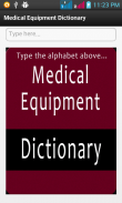 Medical Equipment Dictionary screenshot 0