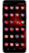 Theme Launcher - Orb Red Icon Changer Free Round screenshot 7