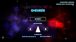 Asteroids Deluxe screenshot 0