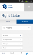 Dubai Flight Status (DXB) screenshot 1