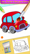 Vehicle Coloring Book Game screenshot 6