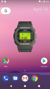 Free G-SHOCK DW5600 Widget screenshot 1