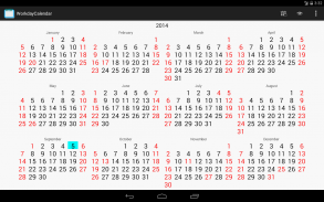 WorkdayCalendar screenshot 1