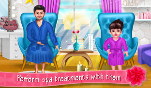 Aadhya's Spa Makeover Day With Daddy screenshot 3