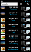 Contacts in a list widget screenshot 10