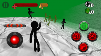 Stickman Zombie 3D screenshot 2