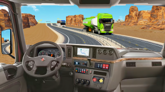 ยูโร ผู้ขนส่ง รถบรรทุก เกม screenshot 3