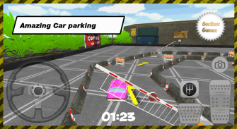 Pink Car Parking screenshot 10