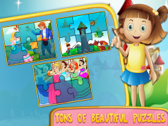 Pink Princess Puzzles Girls Games screenshot 3