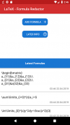 LaTeX - Formula Redactor screenshot 1