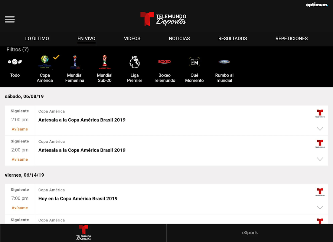 Telemundo Deportes: En Vivo::Appstore for Android