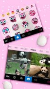 Tema Keyboard Cute White Cat screenshot 3