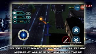 警察直升机 - 犯罪车 screenshot 4