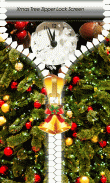 Xmas Tree Zipper Lock Screen screenshot 0